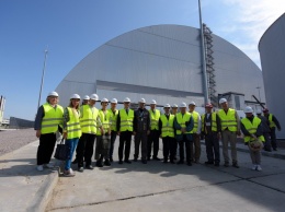 Одесский нардеп в составе украинско-французской делегации посетил Чернобыльскую АЭС