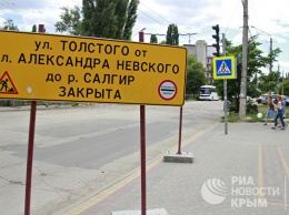 Улицу Толстого в Симферополе в следующем году снова перекопают
