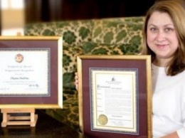 Криворожанка получила награду конгресса США (ФОТО)