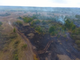 В Черкасской области объявлен режим ЧС из-за пожара на торфяниках
