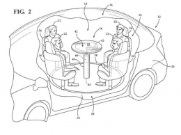 Ford в будущем превратит салон авто в гостиную с круглым столом
