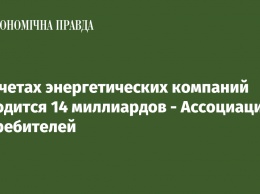 На счетах энергетических компаний находится 14 миллиардов - Ассоциация потребителей