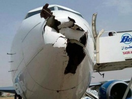 Стай птиц разнесла нос самолета: пилоты спаслись чудом (фото)