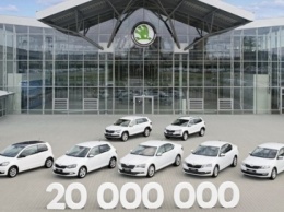 Skoda празднует выпуск 20-миллионного автомобиля