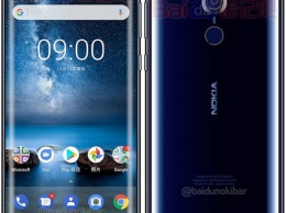 Опубликован снимок Nokia 9 в глянцевом синем цвете