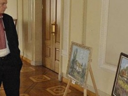 Художник из Славянска организовал выставку картин в Верховной Раде Украины