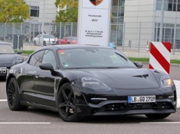 Porsche вывела на тесты электромобиль