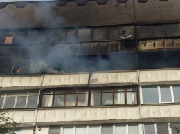 В Харьковской области произошел пожар в многоэтажном дом