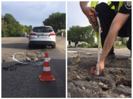 Ни власти, ни служители закона не могут найти "хозяина" проблемной дороги в Запорожье