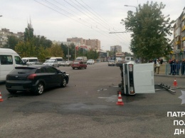 ДТП на Слобожанском проспекте в Днепре: есть пострадавшие