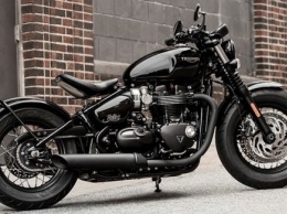 Новый мотоцикл Triumph Bonneville Bobber Black 2018