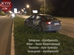 В Киеве пьяный полицейский спровоцировал масштабное ДТП с тремя авто