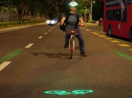 Представлен велосипедный шлем с лазерным маяком
