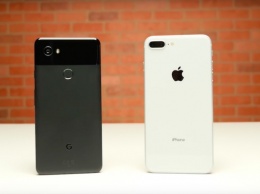 Google Pixel 2 XL сразился в дроп-тесте с iPhone 8 Plus