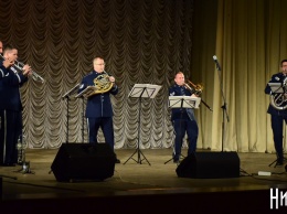 Оркестр военно-воздушных сил США в Европе дал мастер-класс николаевским музыкантам