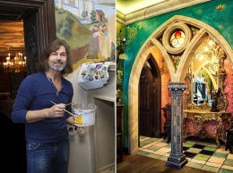 Творчество на холсте и в доме: Никас Сафронов показал свою 15-комнатную квартиру