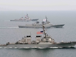 США, Южная Корея и Австралия начали совместные военно-морские учения