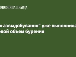 "Укргазвыдобування" уже выполнила годовой объем бурения