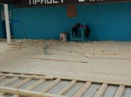 На Херсонщине заканчивается первый этап ремонтных работ в спорткомплексе