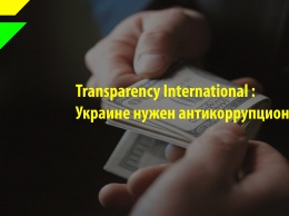 Transparency International: Украине нужен антикоррупционный суд