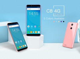 OUKITEL выпустил смартфон C8 с поддержкой сетей 4G