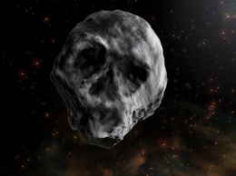 К Земле приближается астероид в форме черепа