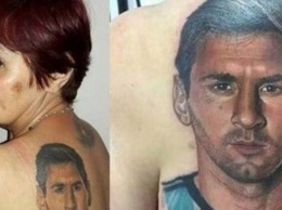 54-летняя фанатка набила себе тату с изображением Месси