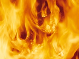 В Запорожье из горящего дома вынесли труп