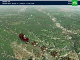 ПВО США и Канады зафиксировали сани Санта-Клауса над Чукоткой