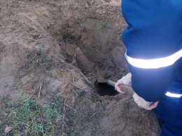 На Херсонщине местные жители нашли артиллерийский снаряд