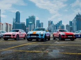 Кроссовер Porsche Macan примерил классические гоночные ливреи