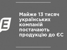 Почти 13 тысяч украинских компаний поставляют продукцию в ЕС