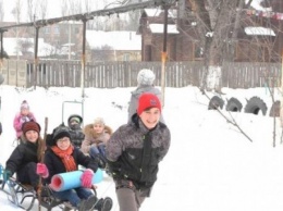 В Доброполье воспитанники спортивно-туристического кружка побывали в зимнем походе