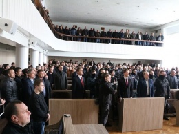 В Черкассах депутаты приняли бюджет под давлением Национальной дружины