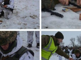 "Зимой сложнее",- николаевские десантники провели занятия по огневой подготовке, - ФОТО