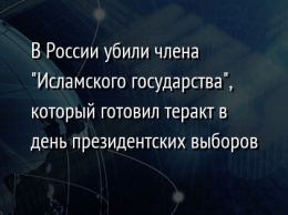 В России убили члена "Исламского государства", который готовил теракт в день президентских выборов