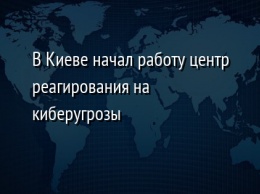 В Киеве начал работу центр реагирования на киберугрозы