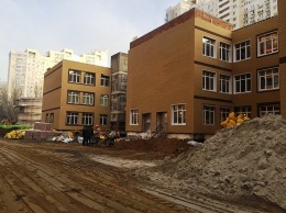 В Одессе продолжаются работы по строительству школы на Говорова. Фото