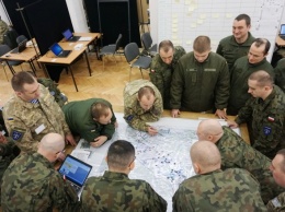 Военнослужащие ЛитПолУкрбрига провели командно-штабной тренировки