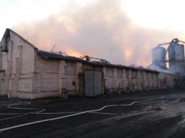 На Николаевщине из-за нарушения технологического процесса начался пожар на маслозаводе