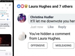Downvote. Facebook позволит пользователям жаловаться на комментарии под постами