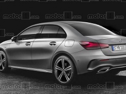 Опубликованы рендерные изображения седана Mercedes-Benz A-класса