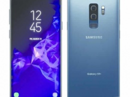 Фото Samsung Galaxy S9 Plus в корпусе голубого цвета