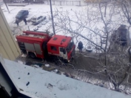 В Бердянске во время пожара спасли двоих детей (фото)