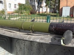В Одессе обнаружил тубус противотанковой ракеты