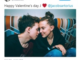 Ах, эта первая любовь: 13-летняя Милли Бобби Браун и 15-летний Джейкоб Сарториус подтвердили роман