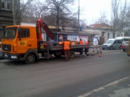 Администрация Центрального района Николаева приняла меры по предотвращению аварийных ситуаций по улице Пушкинской