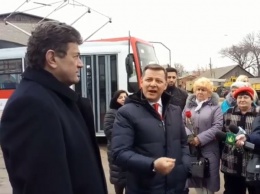 Ляшко на "Запорожэлектротрансе": все хотят быть депутатами, но никто не хочет водить трамвай (Видео)