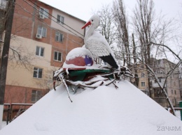 Одессу усыпало снегом: фоторепортаж