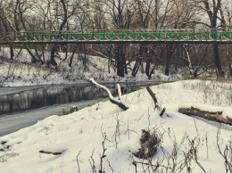 В соцсетях опубликовали фото луганска парка Горького зимой